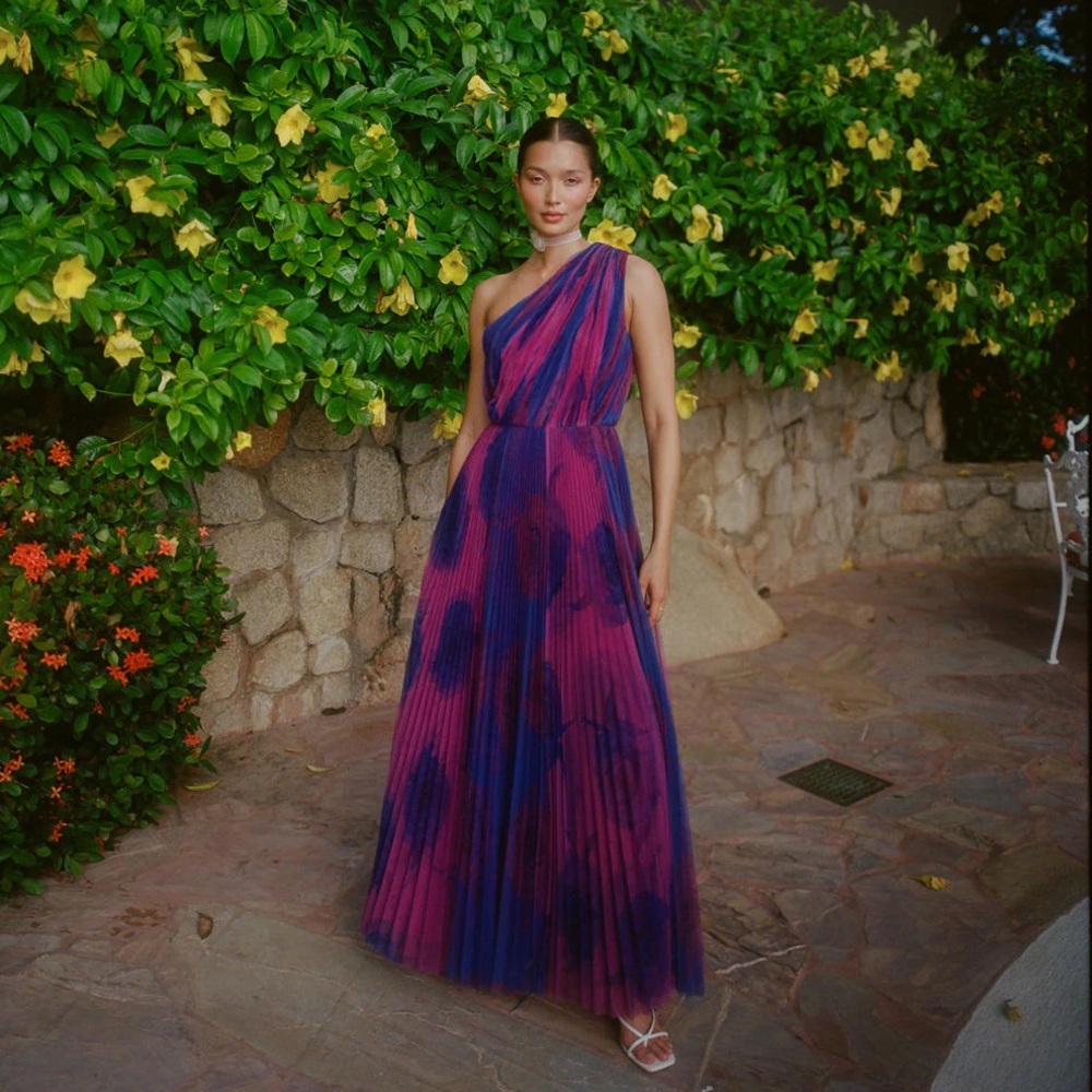 Hutch Tarina One-Shoulder Maxi Gown - Picture 2 of 11